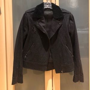 Rag & Bone Wool Biker Jacket